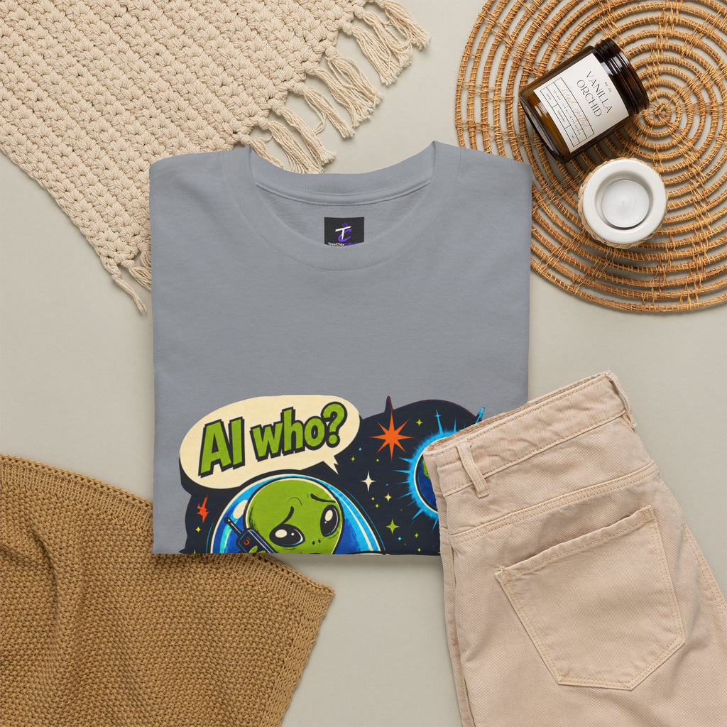 Funny Alien Unisex Heavy Cotton Tee