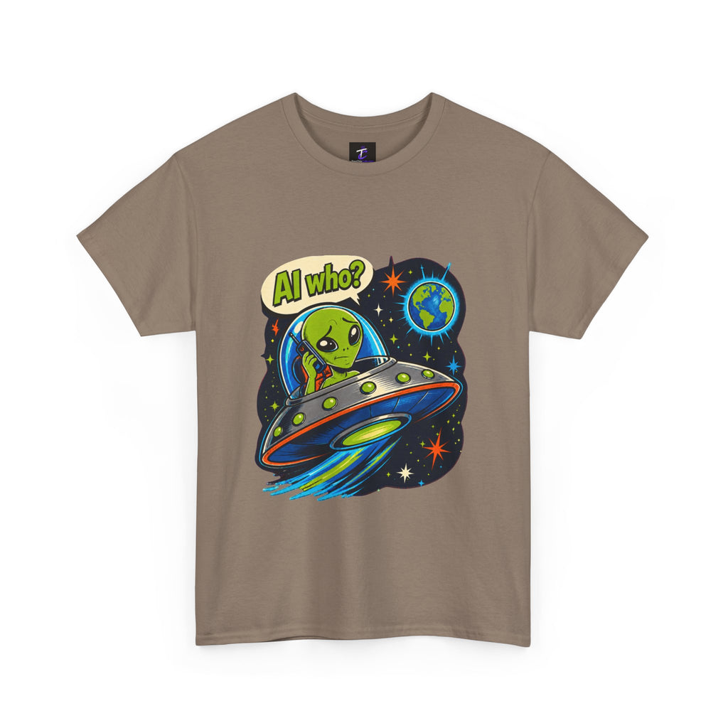 Funny Alien Unisex Heavy Cotton Tee